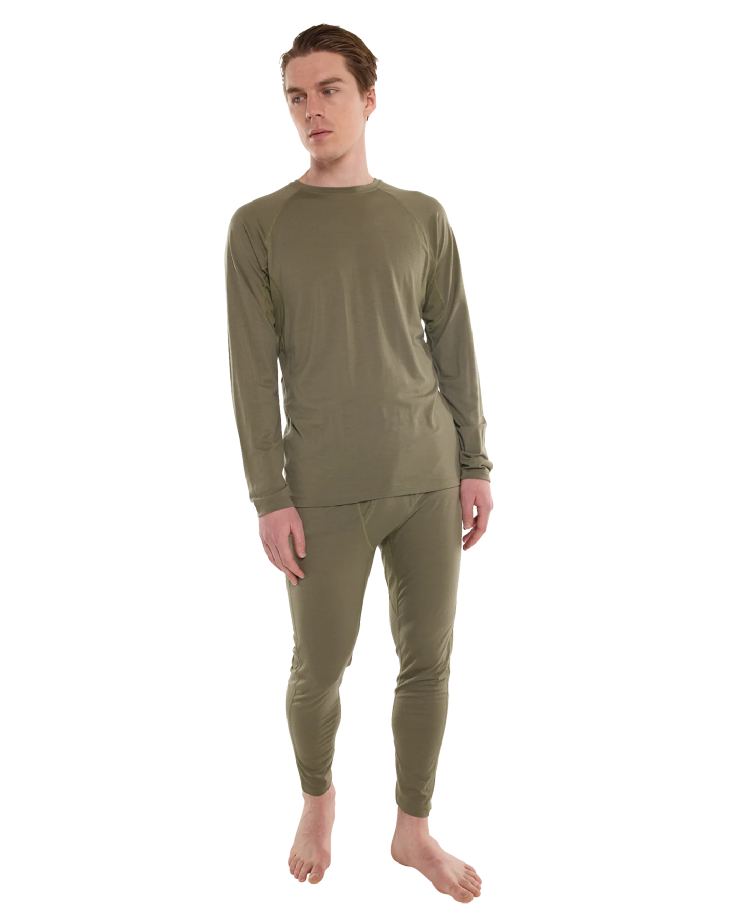 Burton Men's Phayse Merino Crewneck Fleece - Forest Moss - Image 4